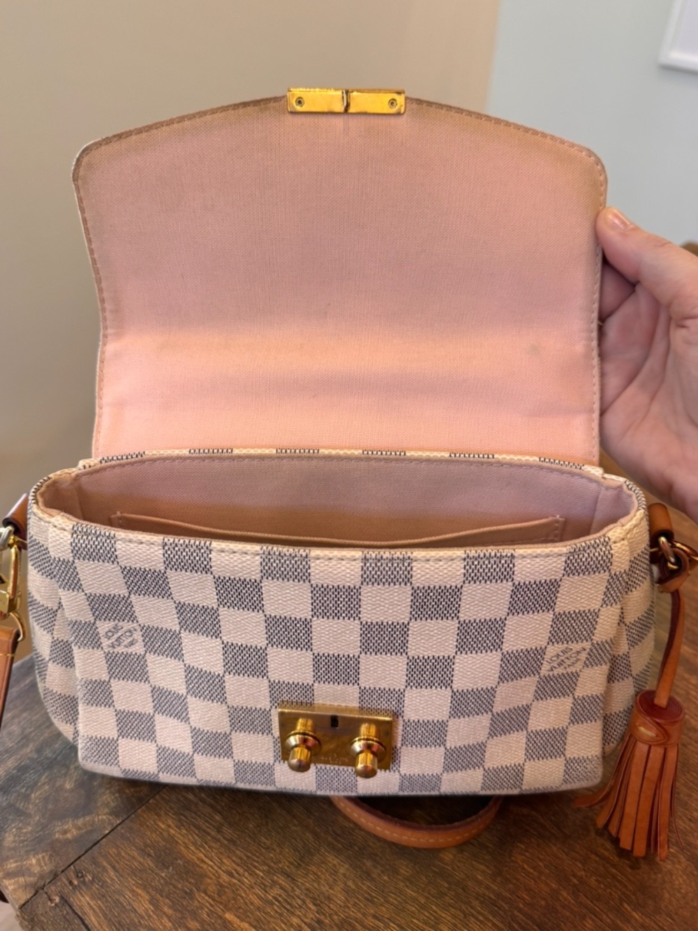 Louis Vuitton Croisette in Damier Azur Canvas - Picture 9 of 10